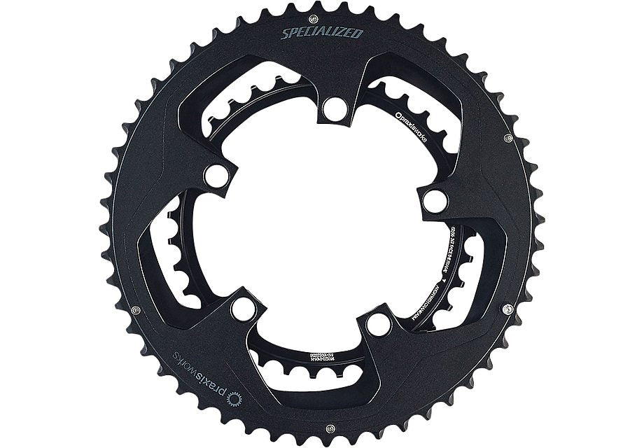 Specialized specialized chainrings by praxis black 52/36