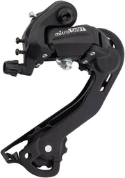 microSHIFT M21 Rear Derailleur - 6/7 Speed Long Cage Black
