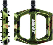 DMR Vault Pedals - Platform Aluminum 9/16" Liquid Camo Green