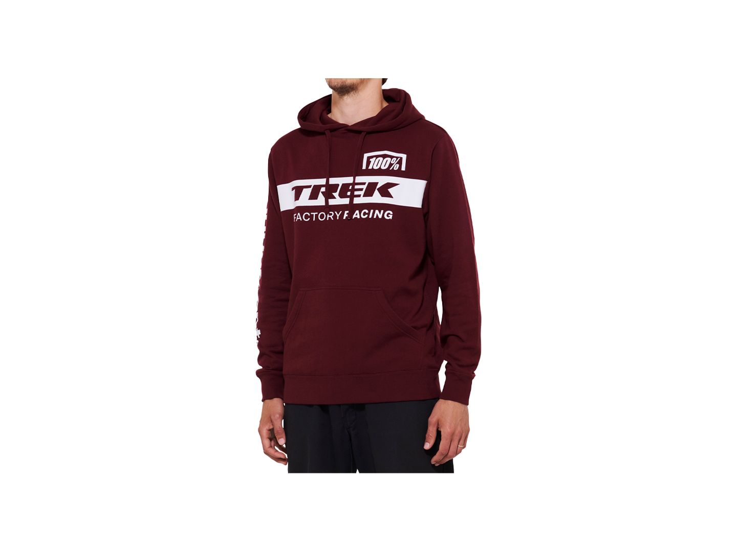 Shirt 100 TFR Hoodie X-Large Dark Red