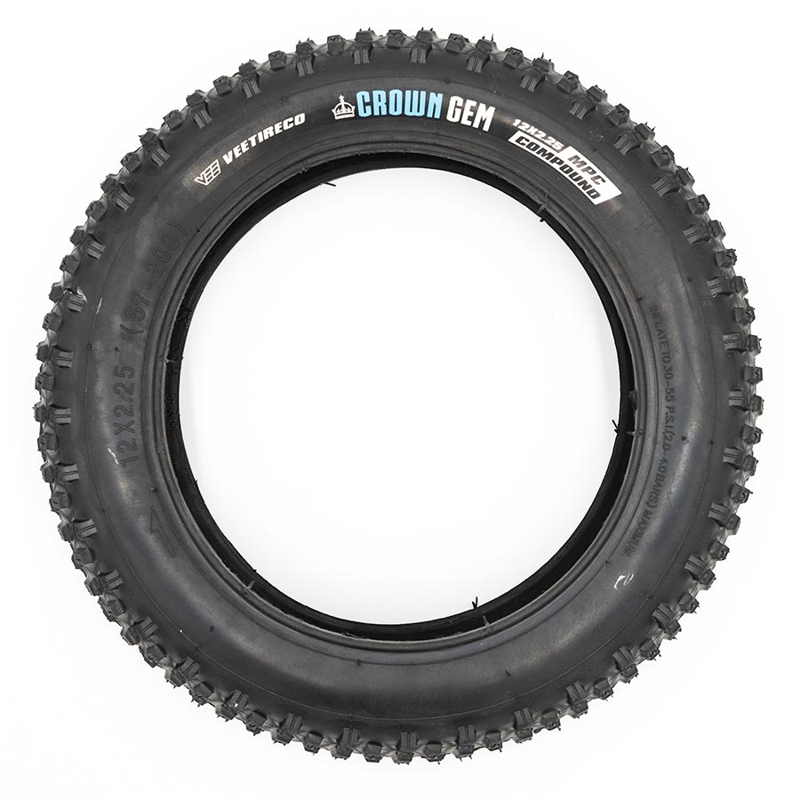 Kids Ride Shotgun Dirt Hero Hybrid Tire 12''x2.25 Wire Tubeless Ready MPC 27TPI Black