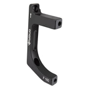 Origin8 Vise Flat Mount to Post Mount Disc Adapter FT Flat Mount Post Mount Black +20mm