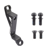 Origin8 Vise Post Mount to Flat Mount Disc Adapter FT/RR Post Mount Flat Mount Black +20mm