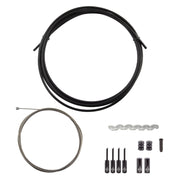 Origin8 Slick Compressionless 1x Gear Cable/Housing Kit Rear 2500mm/2800mm 4mm/1.1mm Black MTB/Road Compressionless