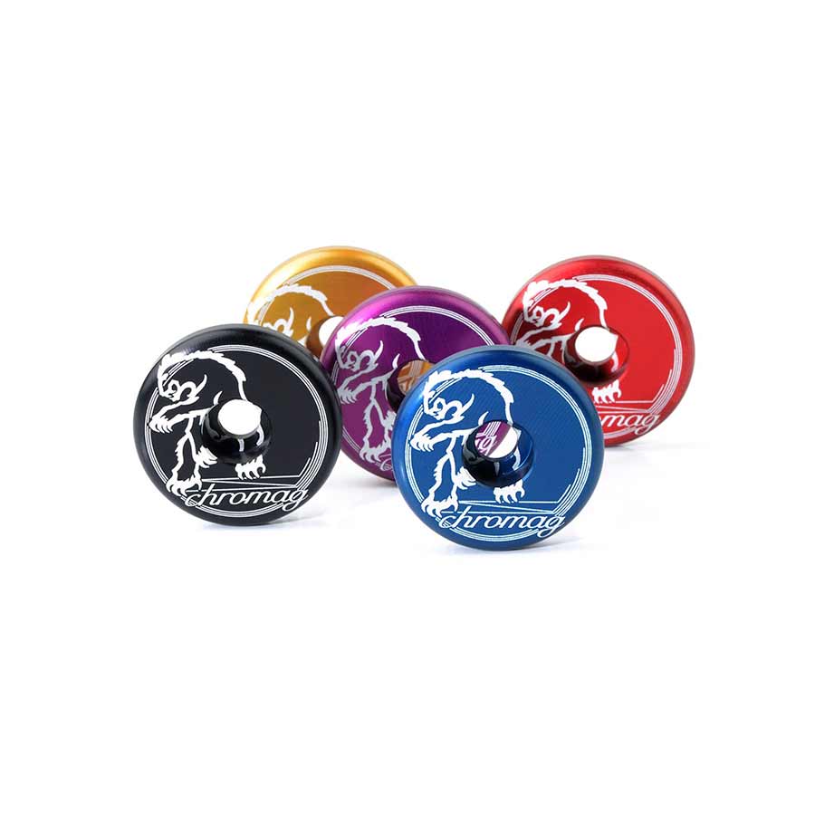 Chromag Top Cap 1-1/8'' Black