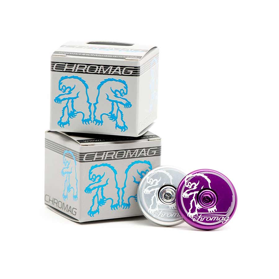 Chromag Top Cap 1-1/8'' Silver