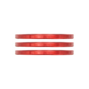 Industry Nine iRiX Headset Spacer 1-1/8 Height: 2.5mm Aluminum Red 3pcs