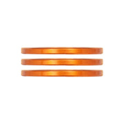 Industry Nine iRiX Headset Spacer 1-1/8 Height: 2.5mm Aluminum Orange 3pcs