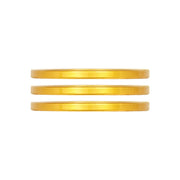 Industry Nine iRiX Headset Spacer 1-1/8 Height: 2.5mm Aluminum Gold 3pcs