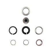 ARISE Crystal 1-1/8-1.5 Headset Integrated Complete Silver