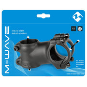 M-Wave ST-M3.1 Stem Diameter: 28.6mm Length: 60mm Steerer: 1-1/8 ±7° Black