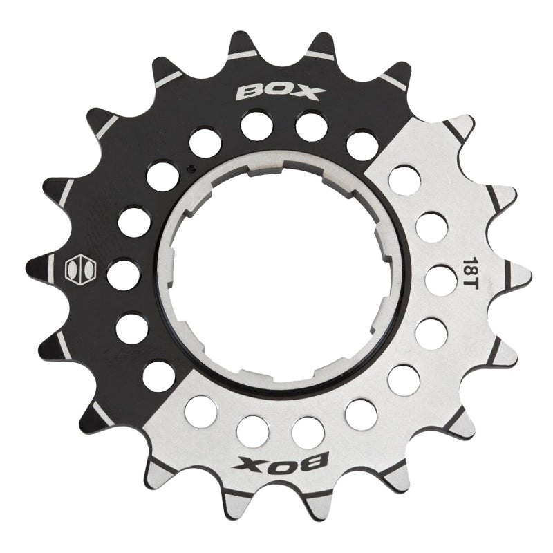 BOX Box One 3/32" CNC AL 7075 Cog Black - 18t