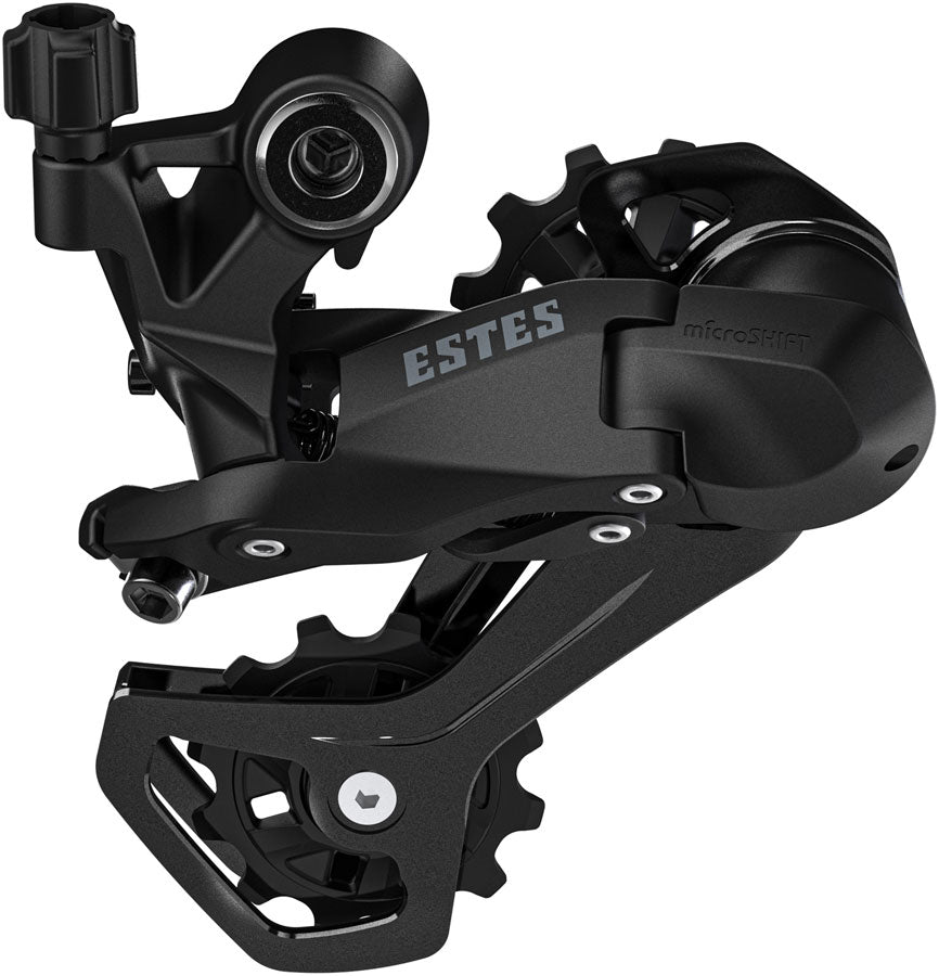 microSHIFT Estes Rear Derailleur - 7/8/9-Speed Medium Cage 40-45t Max Cog 11-12t Min Cog 33t Capacity BLK