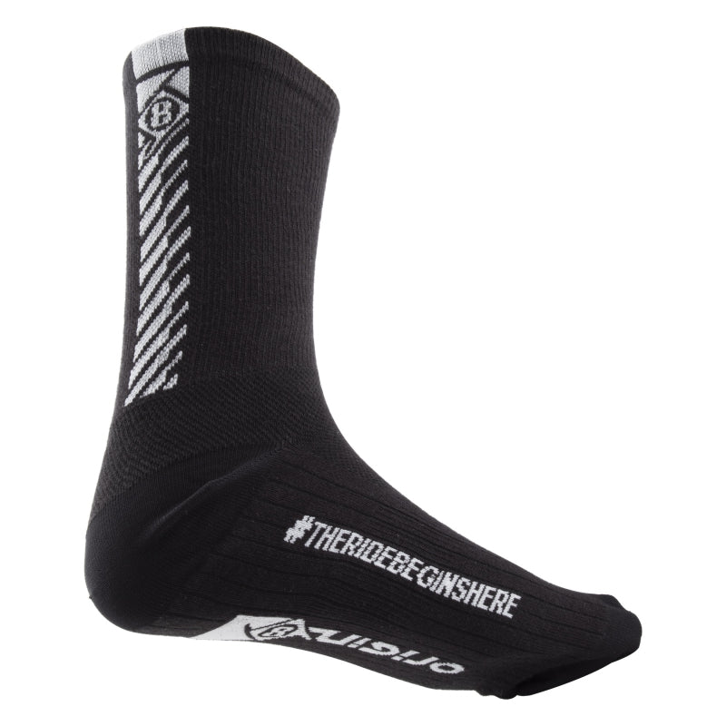 Origin8 Speed Cycling Socks  LG/XL Unisex Black Speed