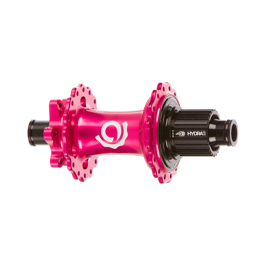 Industry Nine Hydra 2 Boost MicroSpline Disc Hub Rear 32H 12mm TA 148mm Shimano Micro Spline Pink