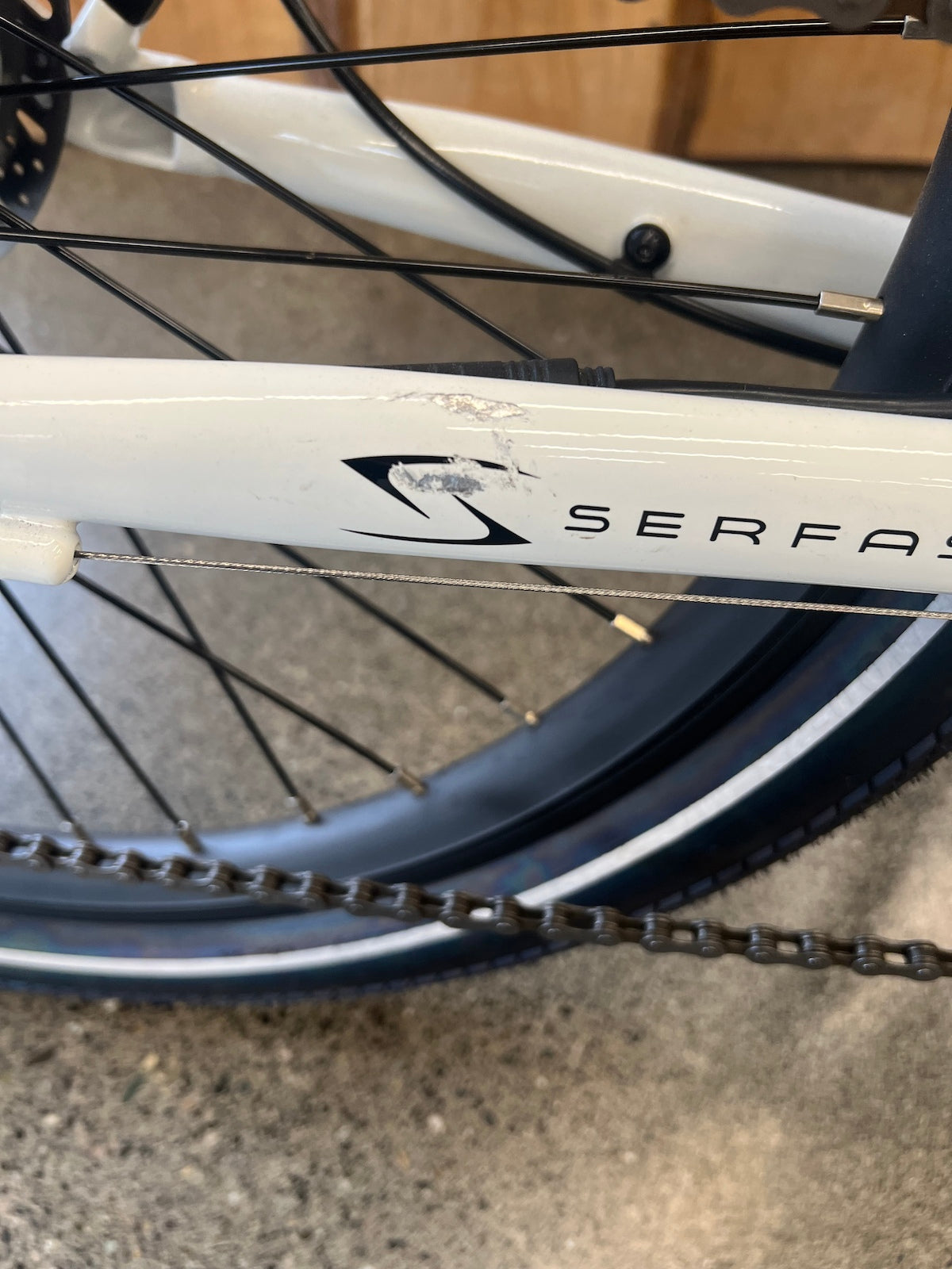 Serfas E-Dash 350W Large White