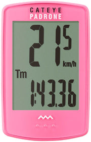 CatEye Padrone Bike Computer - Wireless Pink