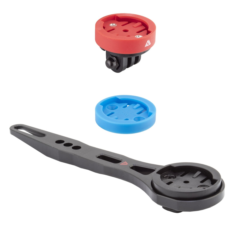 Kom cycling Integrated Handlebar Mount Black Garmin/Wahoo/GoPro