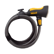 OnGuard Doberman Cable Lock with Key: 6 x 10mm Gray/Black/Yellow