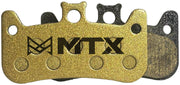 MTX Gold Label HD Disc Brake Pads - Ceramic/Kevlar Compound Formula Cura 4 4-Piston Single Set