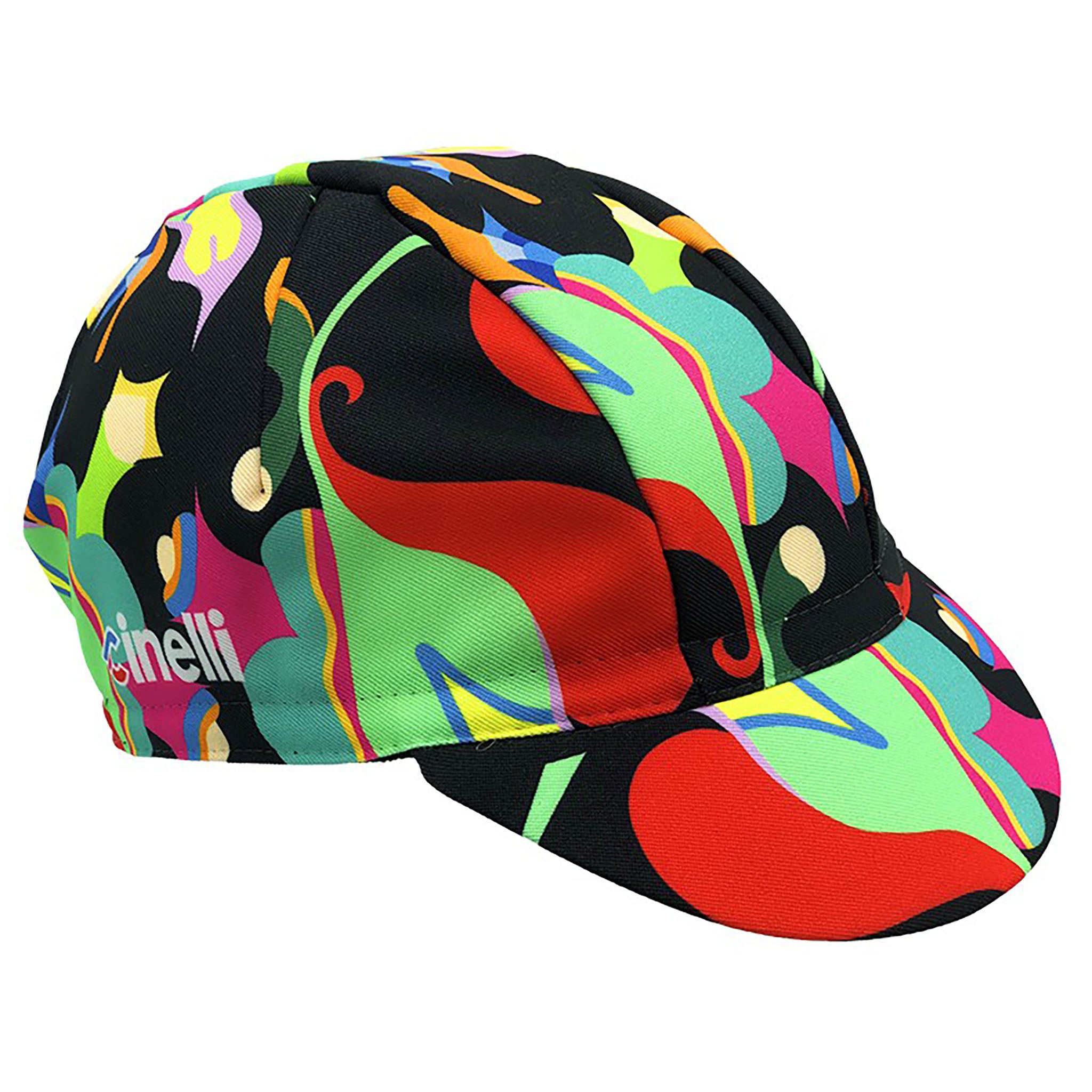 Cinelli Cycling Cap Mendini Art Pink Anemone