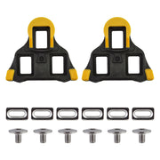 Origin8 Split 6 SPD-SL Cleats  Black/Yellow SPD-SL 6° Float