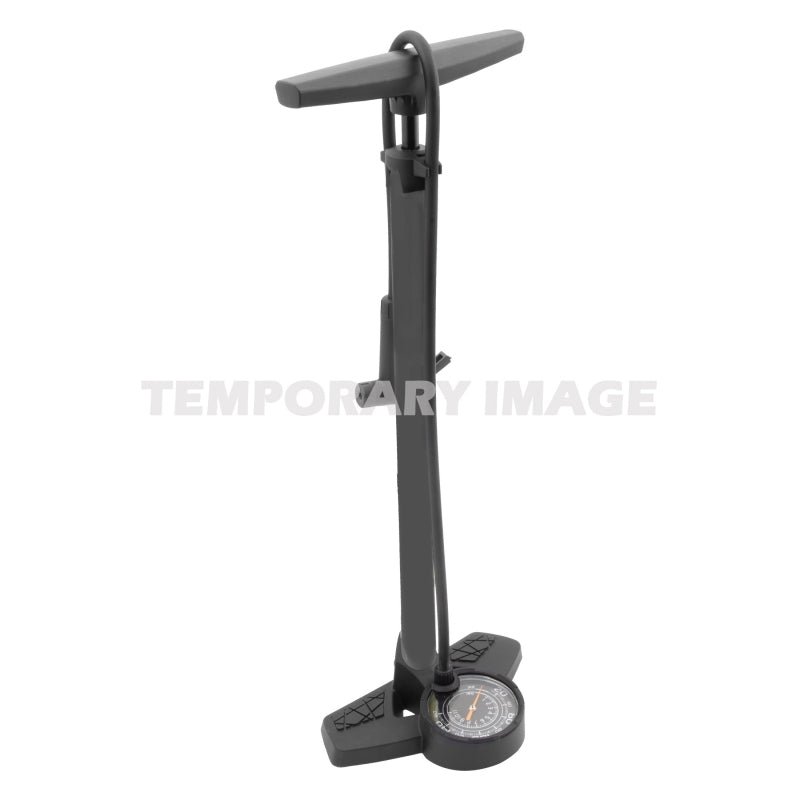 Origin8 Airaid MAXI Floor Pump  3` Analog PV/SV 160psi 23` Steel Black