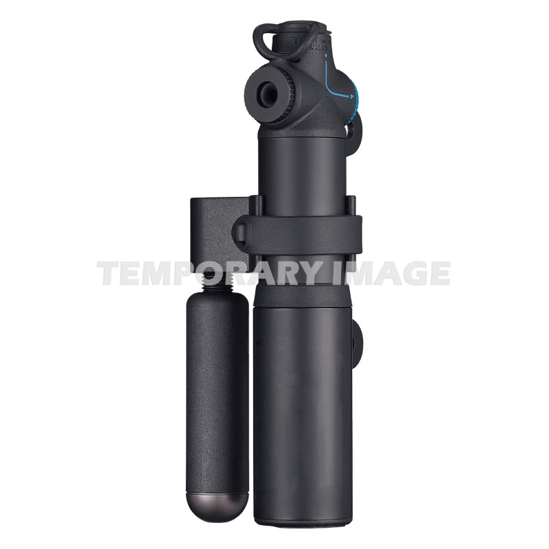 Origin8 Airaid MTB 2-in-1 CO2 Mini Pump Threaded PV Black Tubeless Repair Kit Aluminum MTB