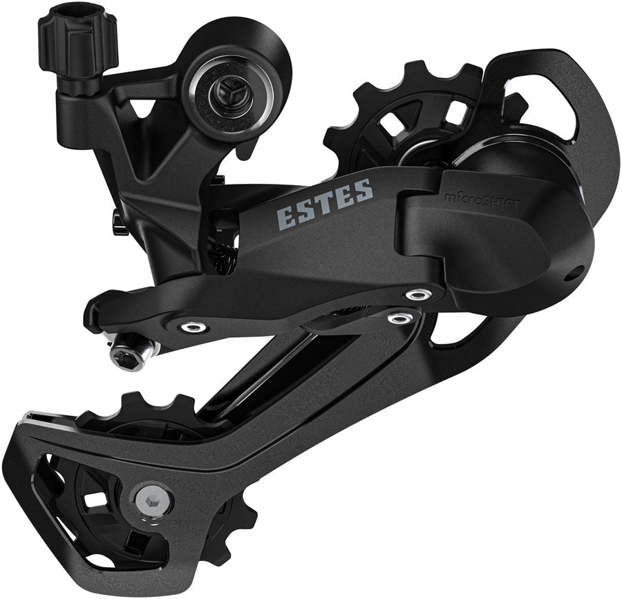 microSHIFT Estes Rear Derailleur - 7/8/9-Speed Long Cage 34-40t Max Cog 11-14t Min Cog 45t Capacity BLK