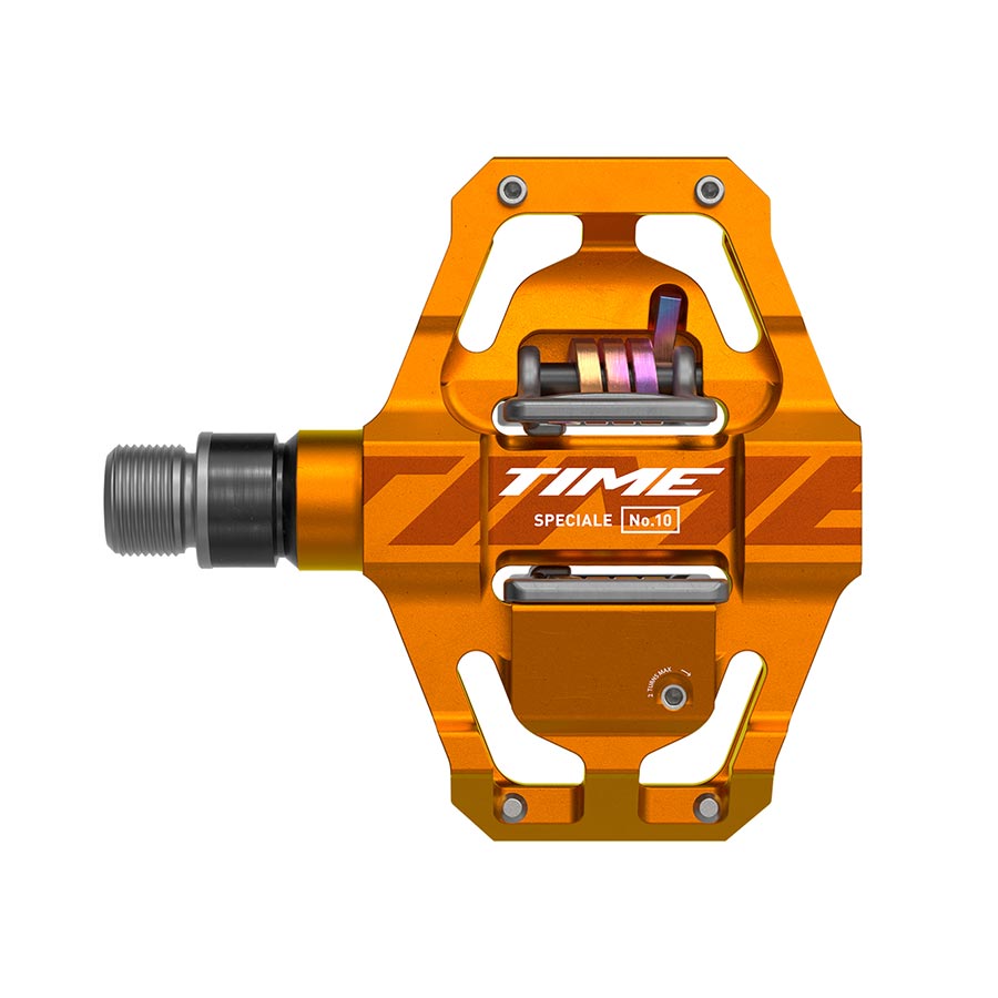 Time Speciale 10 Pedals - Dual Sided Clipless Platform Aluminum 9/16" Tangerine Small B1