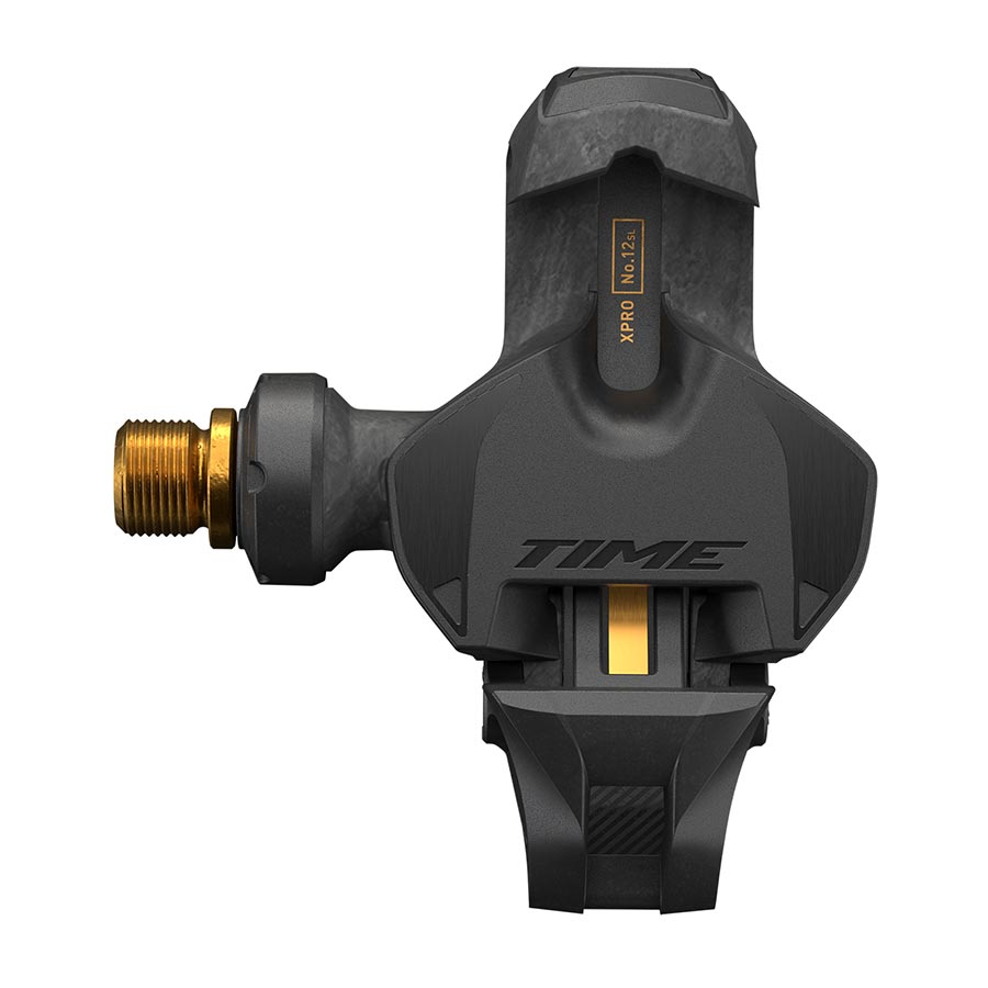 Time XPRO 12SL Pedals - Single Sided Clipless Carbon 9/16" Carbon/Gold QF 53 B1