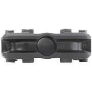 M-Wave Steady Flat 2 AL Platform Pedals Body: Alloy Spindle: Cr-Mo 9/16 Black Pair
