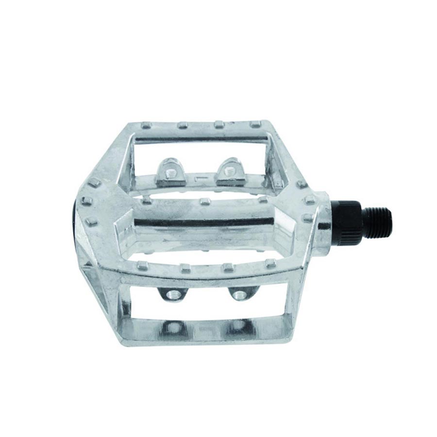 Ventura Alloy Sliver BMX Pedal 9/16 Platform Pedals Body: Alloy Spindle: Cr-Mo 9/16 Black Pair