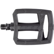 M-Wave Steady Flat 2 Pedals Body: Plastic Spindle: Boron Steel 9/16 Black Pair