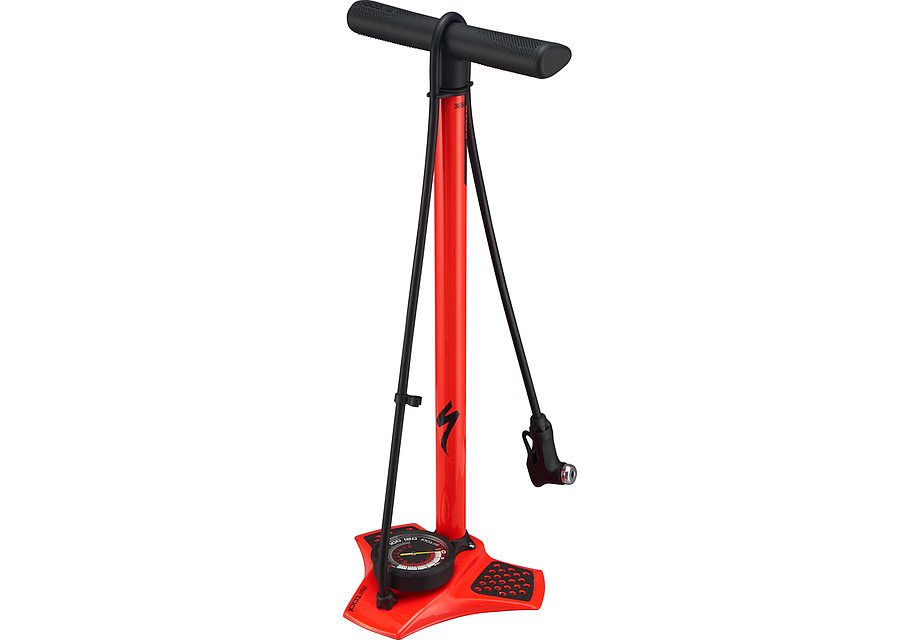 Specialized air tool comp v2 floor pump rocket red one size