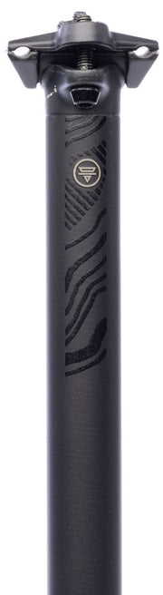Teravail Stratum SE Seatpost - 30.9 x 400mm 0mm Offset Black