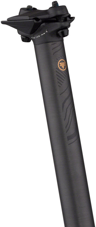 Teravail Stratum Carbon Seatpost - 30.9 x 400mm 18mm Offset Black