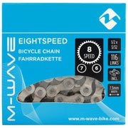 M-Wave Eightspeed Chain Speed: 6/7/8 3/32 Links: 116 Silver