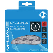 M-Wave Singlespeed AR Chain Speed: 1 1/8 Links: 112 Silver