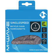 M-Wave Singlespeed E Chain Speed: 1 3/32 Links: 112 Silver