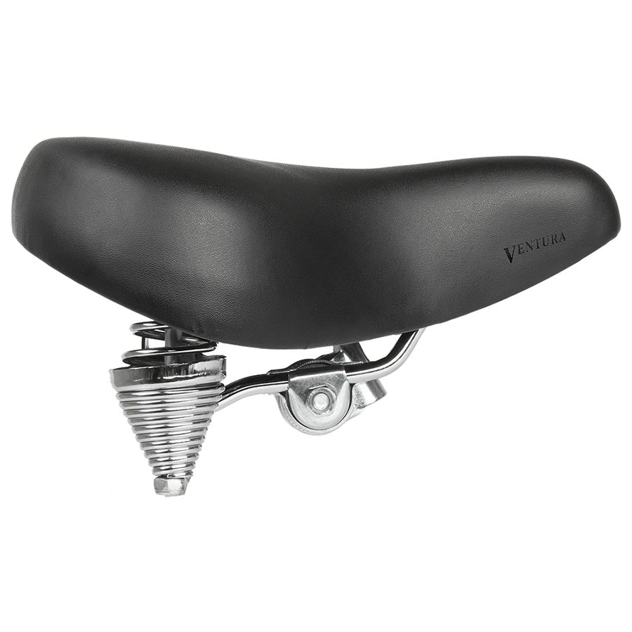 Ventura Spring City Saddle 262 x 240mm Unisex Black