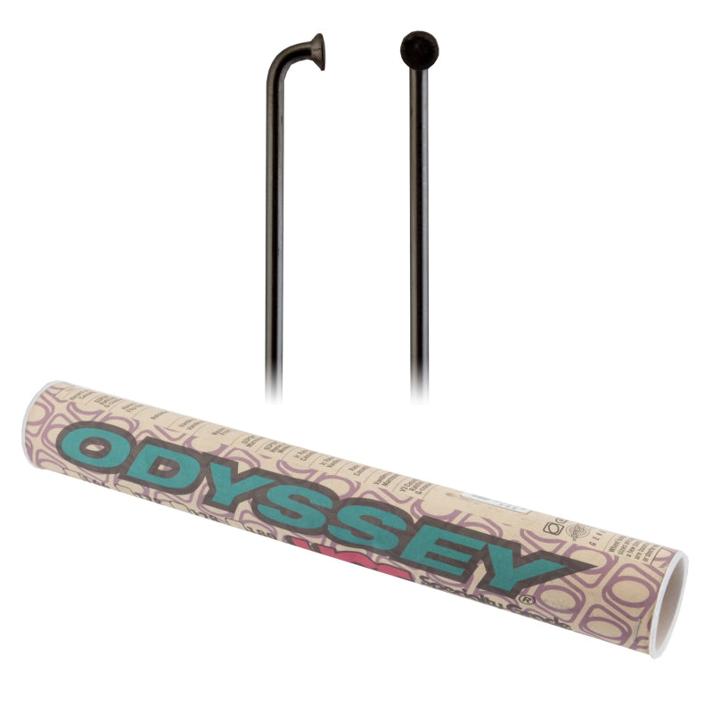 Odyssey Spokes J-Bend 2.0 (14G) 188mm Box of 40 Black Yes