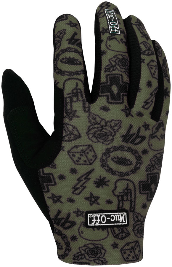 Muc-Off Summer Lightweight Mesh Rider Gloves - Green Medium