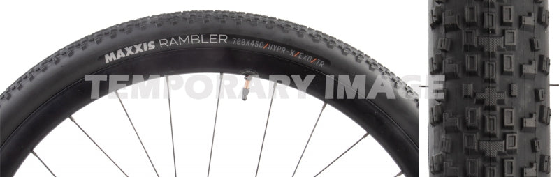Maxxis Rambler Tire - 700 x 45 Tubeless Folding Black/Tan HYPR-X EXO