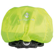 M-Wave Helmet Cover for Kids Water resistant Neon Yellow with reflective logos