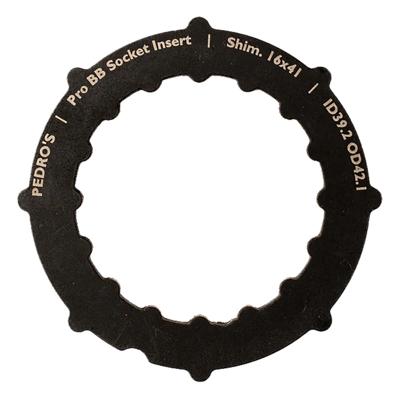 Pedros Pro BB Socket System Insert BB Adapter Tool Black 16-Notch 41mm 6460762 Shimano