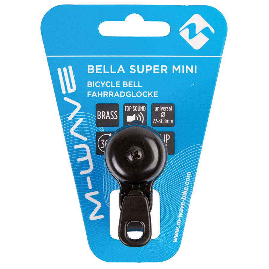 M-Wave Bella Super Mini Bell Black