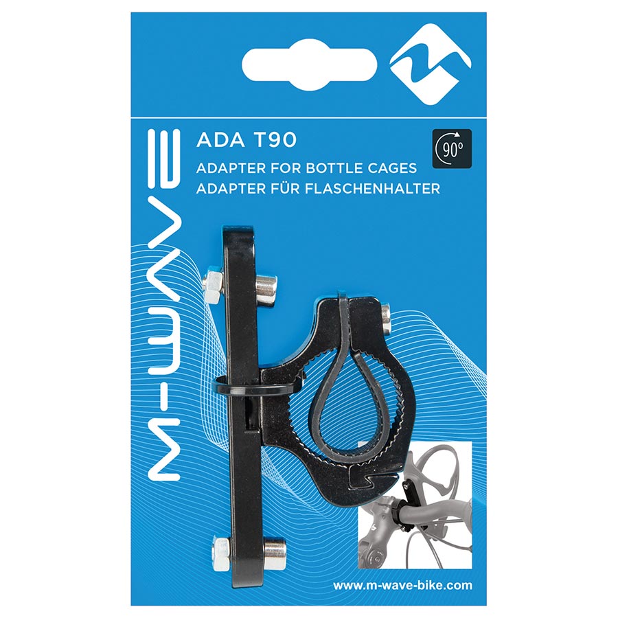 M-Wave Ada T90 Bottle Cage Mount Allow the installation of a bottle cage to a handlebar