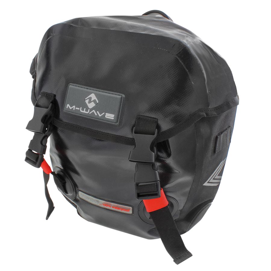 M-Wave Calgary Waterproof 25L Pannier 25L Black