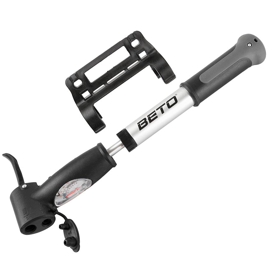 Beto Double - HxS Pump 100psi Dual Valve Head Silver